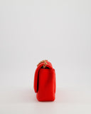 *RARE* Chanel Red Jersey Small Diana Flap Bag in with Gold Hardware