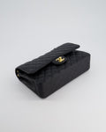 *HOT* Chanel Medium Black Classic Double Flap Bag in Caviar Leather with Gold Hardware