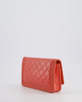 *FIRE PRICE* Chanel Coral Boy Wallet On Chain with Champagne Gold Hardware