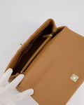 *RARE* Chanel Medium Caramel Caviar Quilted Coco Flap Bag with Champagne Gold Hardware