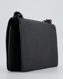 *FIRE PRICE* Christian Top quality Dior Black Matte J'ATop quality Dior Medium Flap Bag in Smooth Calfskin Leather with Black Hardware