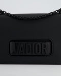 *FIRE PRICE* Christian Top quality Dior Black Matte J'ATop quality Dior Medium Flap Bag in Smooth Calfskin Leather with Black Hardware