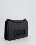 *FIRE PRICE* Christian Top quality Dior Black Matte J'ATop quality Dior Medium Flap Bag in Smooth Calfskin Leather with Black Hardware