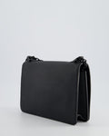 *FIRE PRICE* Christian Top quality Dior Black Matte J'ATop quality Dior Medium Flap Bag in Smooth Calfskin Leather with Black Hardware