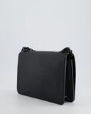 *FIRE PRICE* Christian Top quality Dior Black Matte J'ATop quality Dior Medium Flap Bag in Smooth Calfskin Leather with Black Hardware