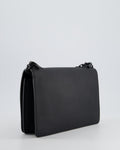 *FIRE PRICE* Christian Top quality Dior Black Matte J'ATop quality Dior Medium Flap Bag in Smooth Calfskin Leather with Black Hardware