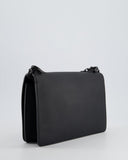 *FIRE PRICE* Christian Top quality Dior Black Matte J'ATop quality Dior Medium Flap Bag in Smooth Calfskin Leather with Black Hardware