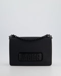 *FIRE PRICE* Christian Top quality Dior Black Matte J'ATop quality Dior Medium Flap Bag in Smooth Calfskin Leather with Black Hardware