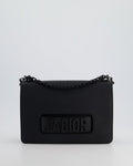 *FIRE PRICE* Christian Top quality Dior Black Matte J'ATop quality Dior Medium Flap Bag in Smooth Calfskin Leather with Black Hardware