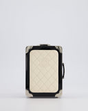 *RARE* Chanel 2016 Airlines Evening In The Air Trolley Minaudi√®re Bag with Silver Hardware and Quilted Leather with CC Logo Detail