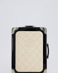 *RARE* Chanel 2016 Airlines Evening In The Air Trolley Minaudi√®re Bag with Silver Hardware and Quilted Leather with CC Logo Detail