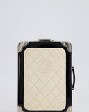 *RARE* Chanel 2016 Airlines Evening In The Air Trolley Minaudi√®re Bag with Silver Hardware and Quilted Leather with CC Logo Detail
