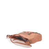 BALENCIAGA Hip Crossbody Bag in Pink Leather