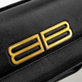 balenciaga Gossip Shoulder Bag Calfskin Black GHW