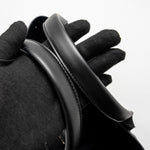 balenciaga Cabas Logo Tote Bag Canvas/ Calfskin Black SHW