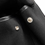 balenciaga Cabas Logo Tote Bag Canvas/ Calfskin Black SHW