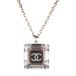 Chanel Logo Square Necklace Costume Jewellery