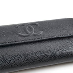 Chanel Long Wallet Black 18 Series