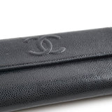 Chanel Long Wallet Black 18 Series