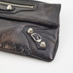 balenciaga City Clutch Black Iridescent