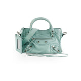 balenciaga Classic Mini City Blue Tote Bag