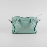 balenciaga Classic Mini City Blue Tote Bag