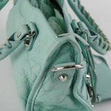balenciaga Classic Mini City Blue Tote Bag