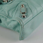 balenciaga Classic Mini City Blue Tote Bag