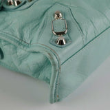 balenciaga Classic Mini City Blue Tote Bag