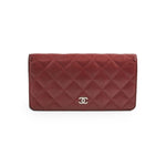 Chanel Long Wallet Red Caviar - Series 18