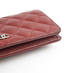Chanel Long Wallet Red Caviar - Series 18