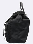 1BH029 Black color Re nylon mini backpack chain cross bag