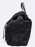 1BH029 Black color Re nylon mini backpack chain cross bag