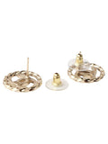 ABA208 CC logo crystal round earrings 33778 1 Chanel