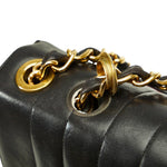 Chanel Mademoiselle Decacoco 30 Chain houlder Bag Black  Lady Chanel