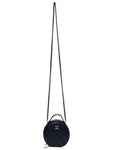 AP2502 Black Caviar Top Handle Tambourine Gold Chain Cross Bag Chanel