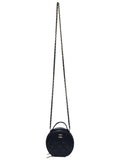 AP2502 Black Caviar Top Handle Tambourine Gold Chain Cross Bag Chanel