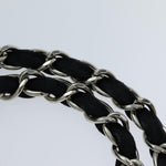Chanel Matelasse Chain COCO Mark Tote Bag Canvas Gray CC Auth ac2943
