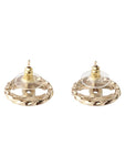 ABA208 CC logo crystal round earrings 33778 1 Chanel