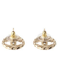 ABA208 CC logo crystal round earrings 33778 1 Chanel