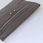 balenciaga Clutch Bag Leather Gray 273022 Auth am6190