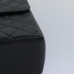 Chanel Matelasse 30 Turn Lock Chain Bag Caviar Skin Black CC Auth ar11992A