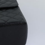 Chanel Matelasse 30 Turn Lock Chain Bag Caviar Skin Black CC Auth ar11992A