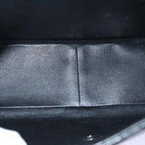 Chanel Matelasse 30 Turn Lock Chain Bag Caviar Skin Black CC Auth ar11992A