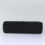 Chanel Matelasse 30 Turn Lock Chain Bag Caviar Skin Black CC Auth ar11992A