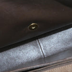 Chanel Matelasse 30 Double Chain New Shoulder Bag Suede Brown CC Auth ar4582