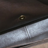 Chanel Matelasse 30 Double Chain New Shoulder Bag Suede Brown CC Auth ar4582