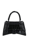 balenciaga Hourglass S in Croc Embossed Leather