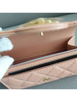 2.55 Vintage Flap Card Wallet Beige Chanel
