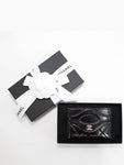 31 Gold Logo Lambskin Card Wallet Black Chanel